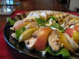 Chicken, Apple & Walnut Salad